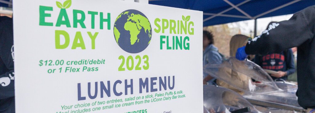 Sights and scenes from Earth Day Spring Fling along Fairfield Way on April 19, 2023. (Sydney Herdle/UConn Photo)