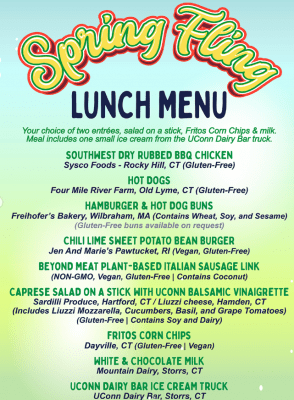 Locally sourced barbeque items on offer at earth day spring fling 2025