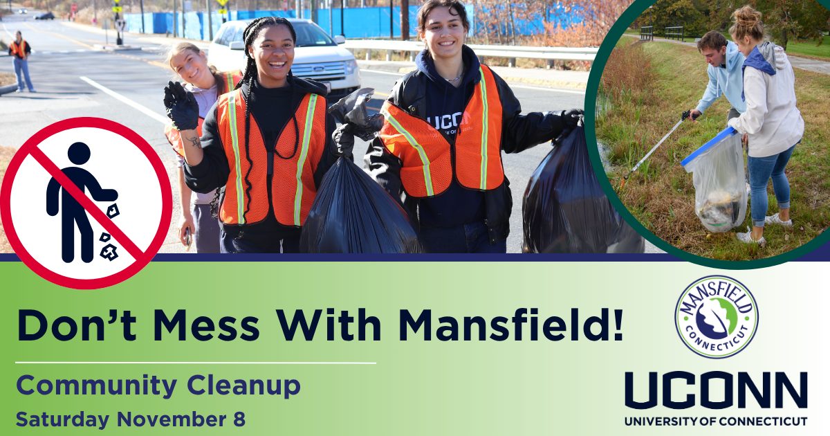 Dont Mess with Mansfield community litter clean up on saturday november 8