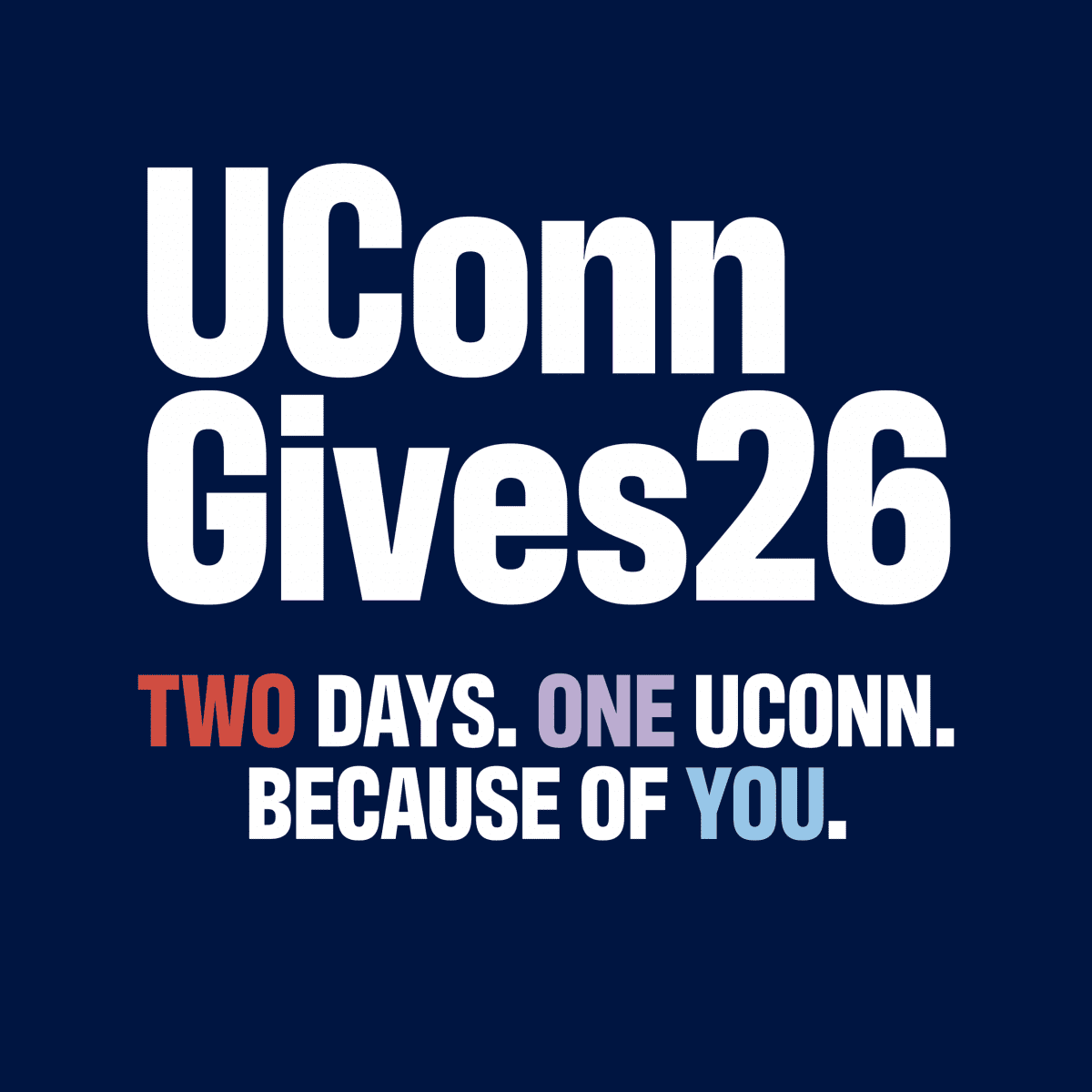 uconn gives26 two days one uconn because of you